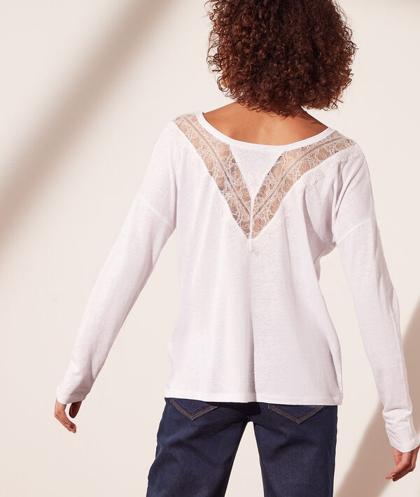 Pull avec dentelle dans le dos Pull avec dentelle dans le dos