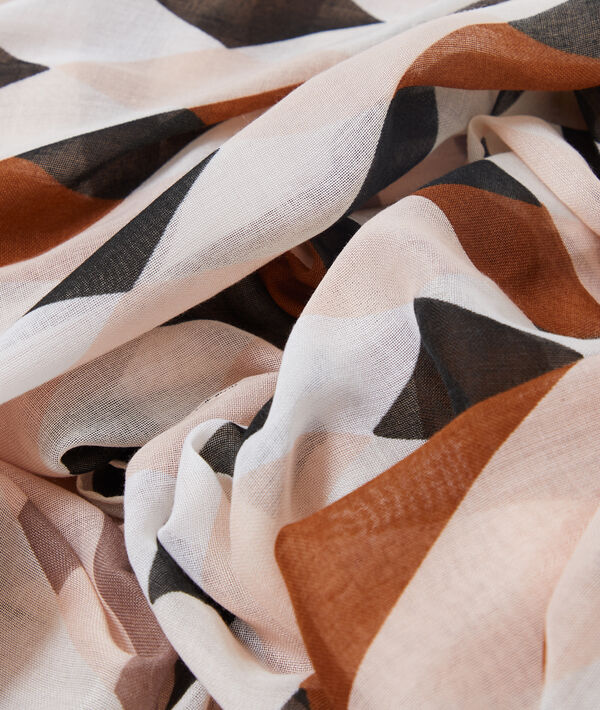 Foulard imprimé à carreaux Foulard imprimé à carreaux