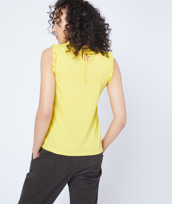 Top à broderie anglaise en coton Top à broderie anglaise en coton