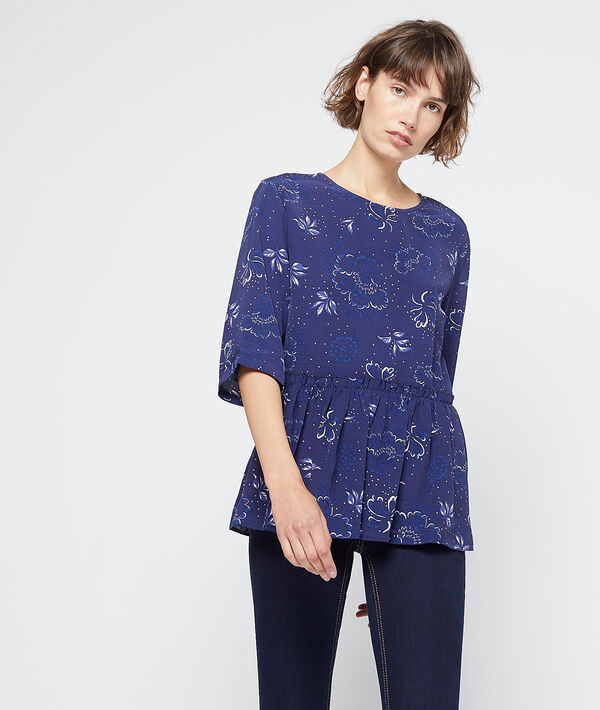 Blouse à basque volantée Blouse à basque volantée