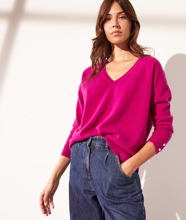 Pull col V en cachemire Pull col V en cachemire