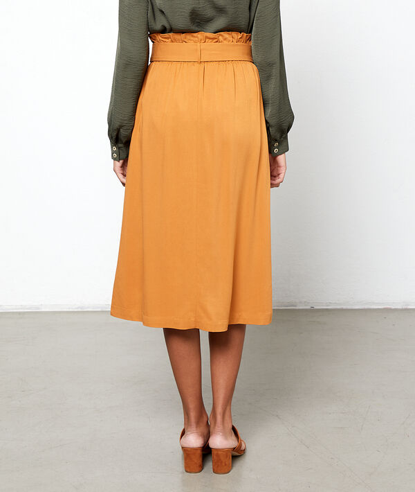 Jupe midi ceinturée Jupe midi ceinturée