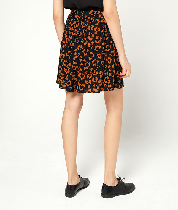 Jupe patineuse imprimé fleuri Jupe patineuse imprimé fleuri