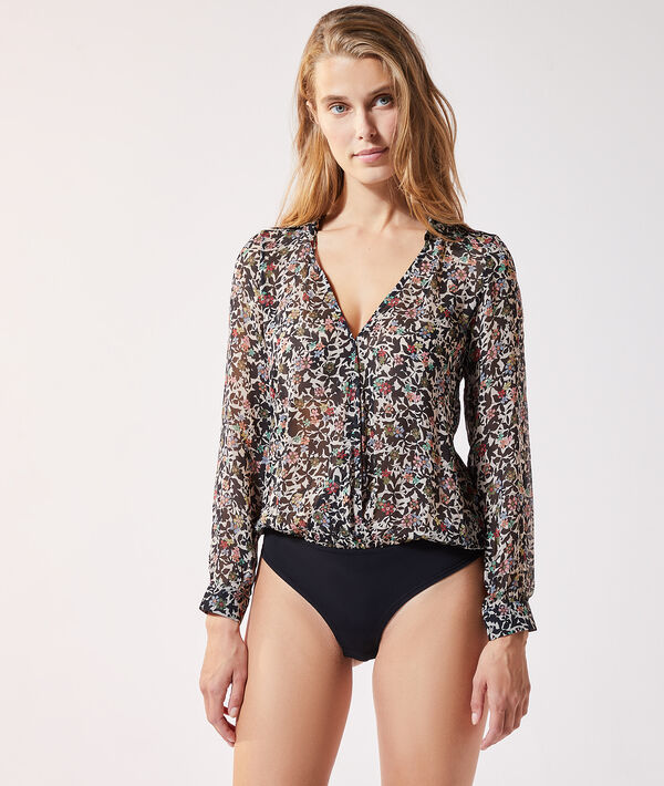 Body imprimé fleuri Body imprimé fleuri