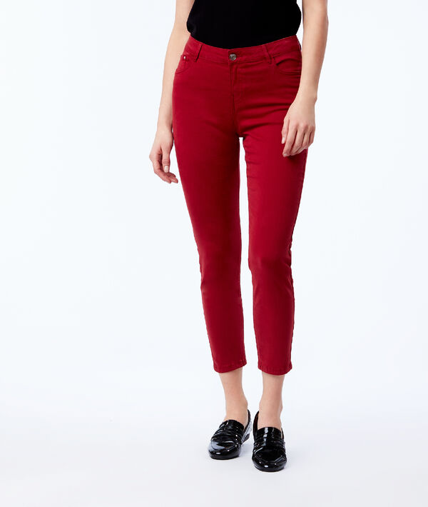 Pantalon slim court en coton Pantalon slim court en coton