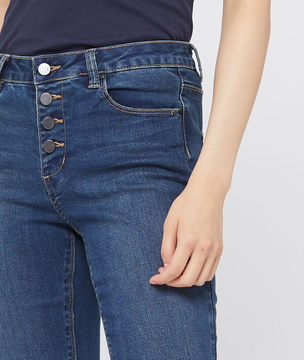 Jean skinny boutonné stone.