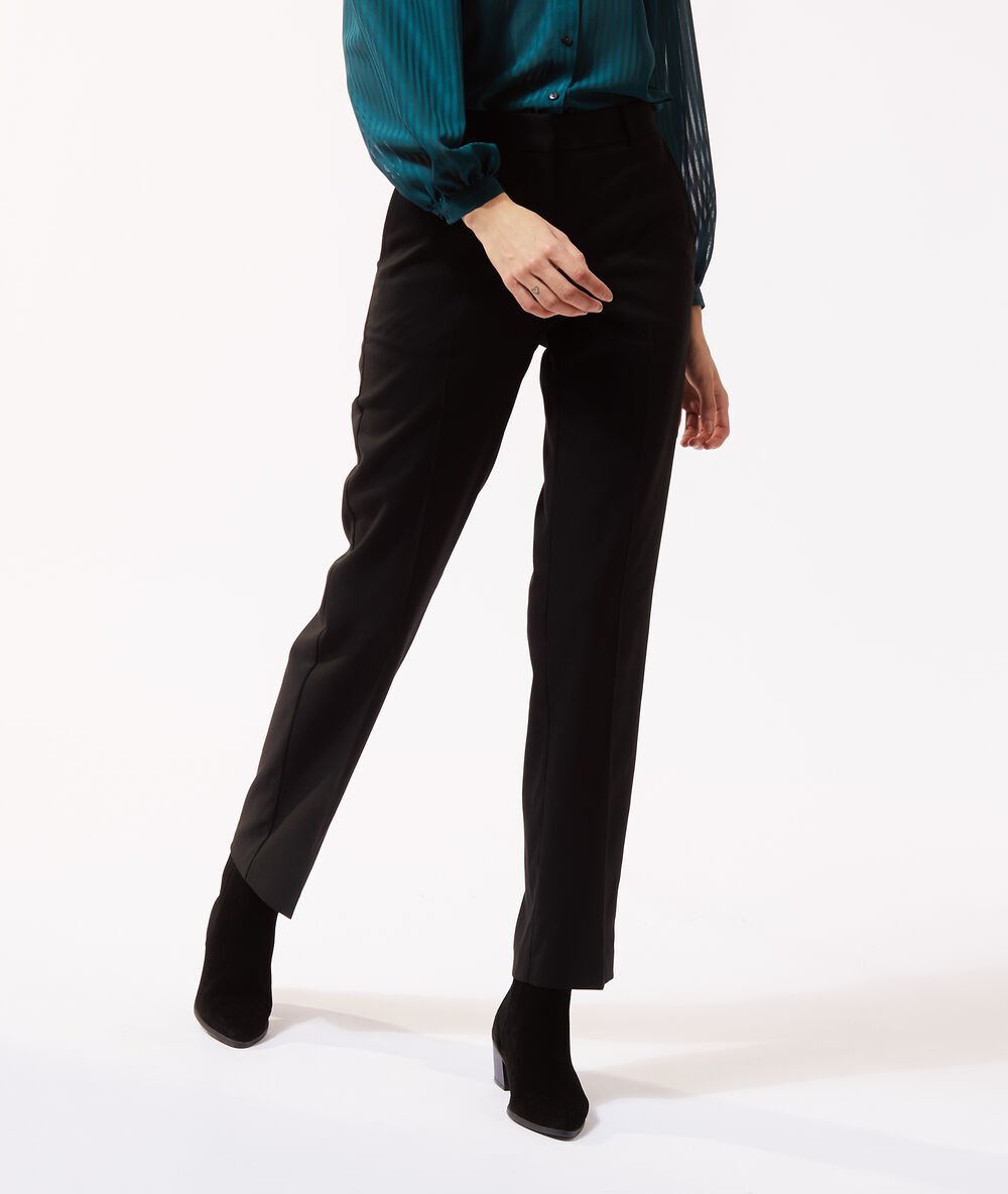 Pantalon à pince noir.