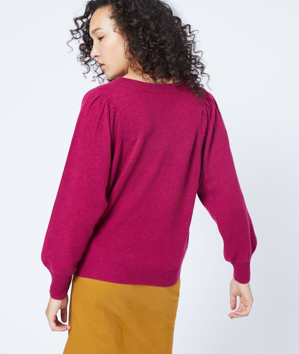 Pull manches ballons en cachemire Pull manches ballons en cachemire