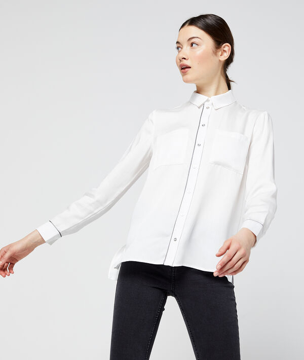 Chemise à liseré en tencel® Chemise à liseré en tencel®