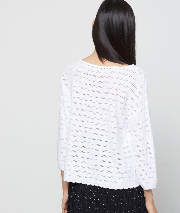 Pull en maille ajourée Pull en maille ajourée