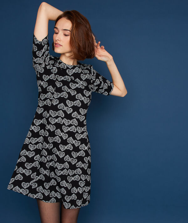 Robe à motifs cœur Robe à motifs cœur