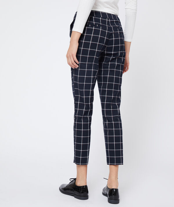 Pantalon cigarette à carreaux Pantalon cigarette à carreaux