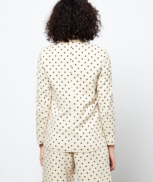 Veste de tailleur à pois Veste de tailleur à pois