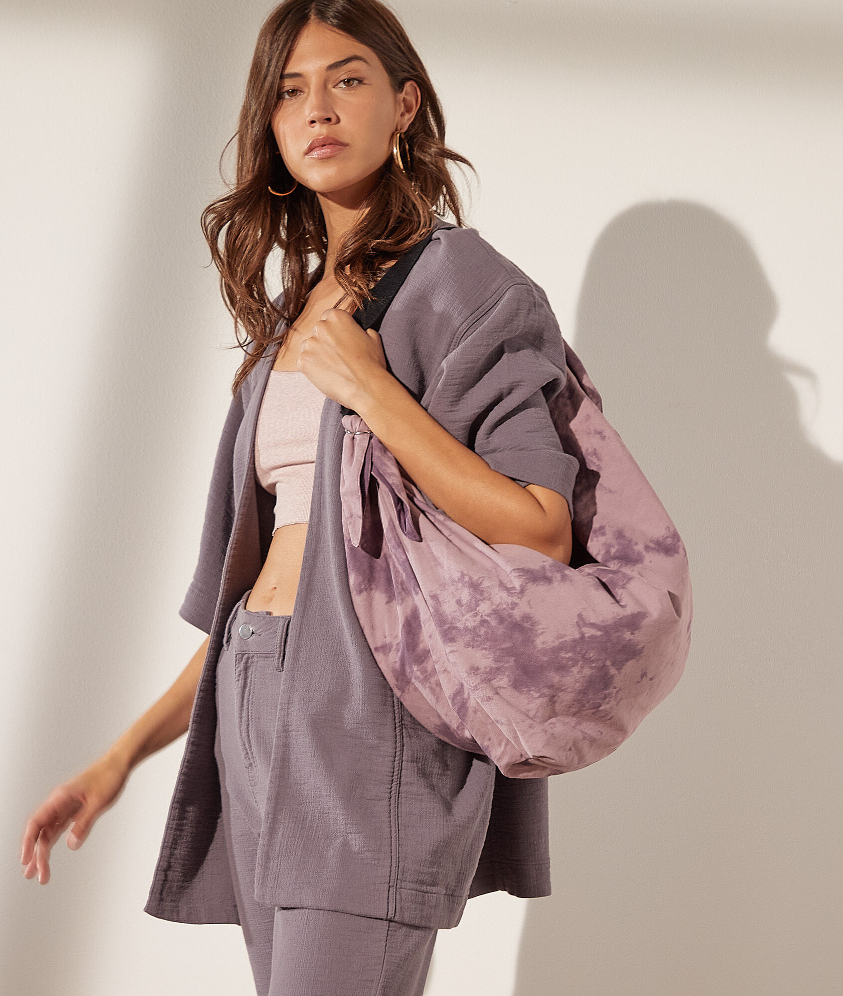 Sac besace tie and dye - Lovina - TU - Violet - Femme - Etam