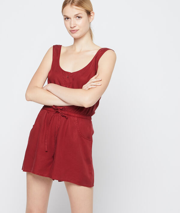 Combishort ceinturée en tencel® Combishort ceinturée en tencel®