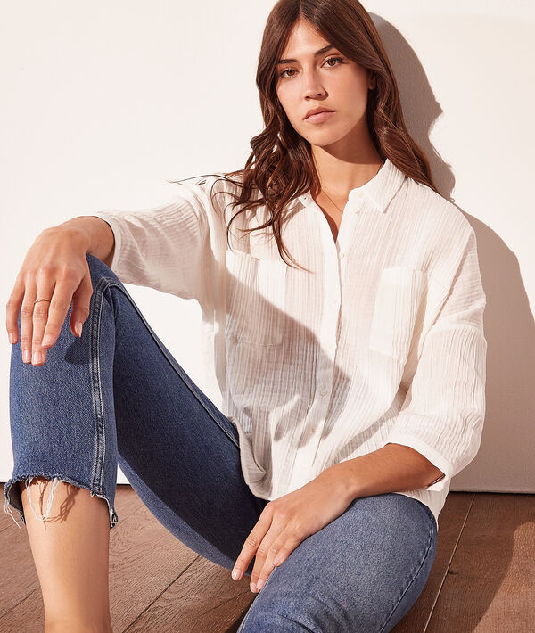 Chemisier en gaze de coton Chemisier en gaze de coton
