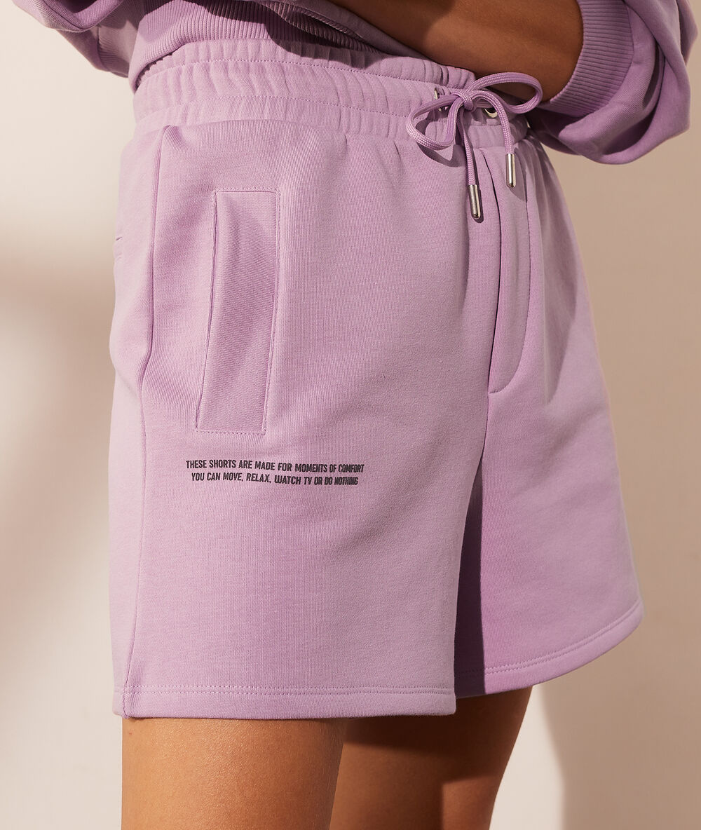Short jogger lilas.