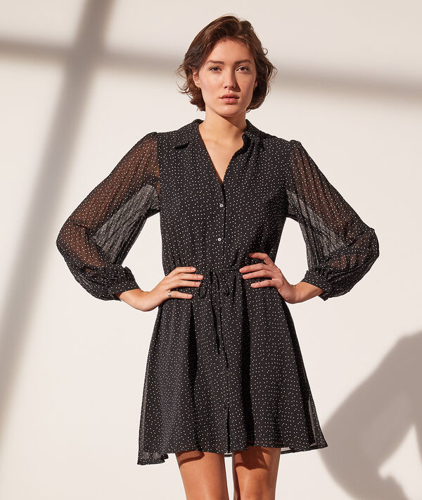Robe chemise fluide imprimée Robe chemise fluide imprimée