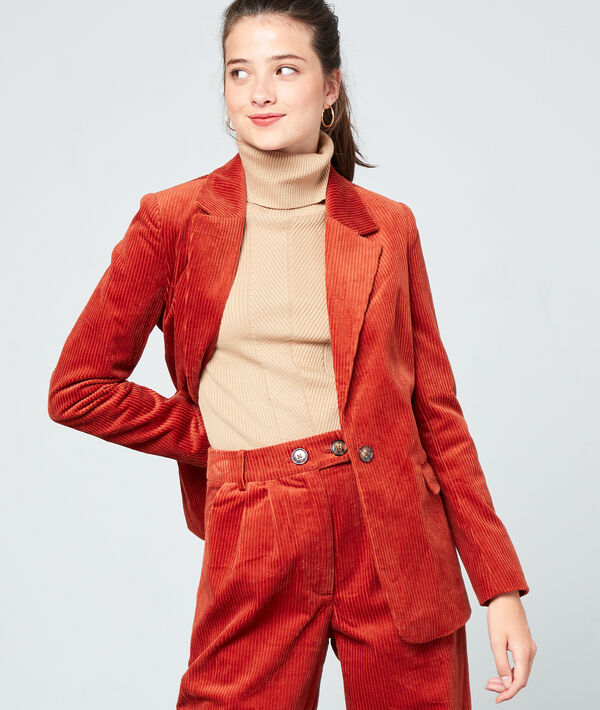 Veste de tailleur en velours côtelé Veste de tailleur en velours côtelé