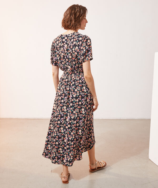 Robe longue imprimé fleuri Robe longue imprimé fleuri