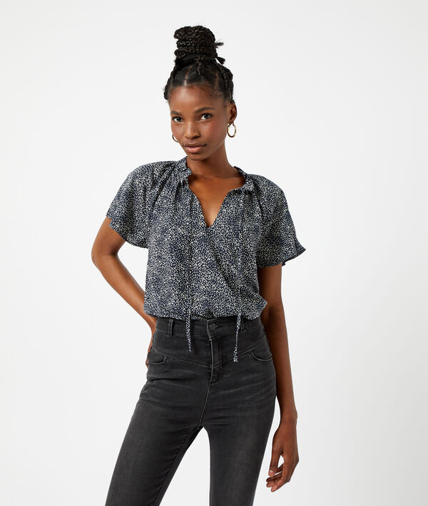 Blouse imprimée à nouer Blouse imprimée à nouer