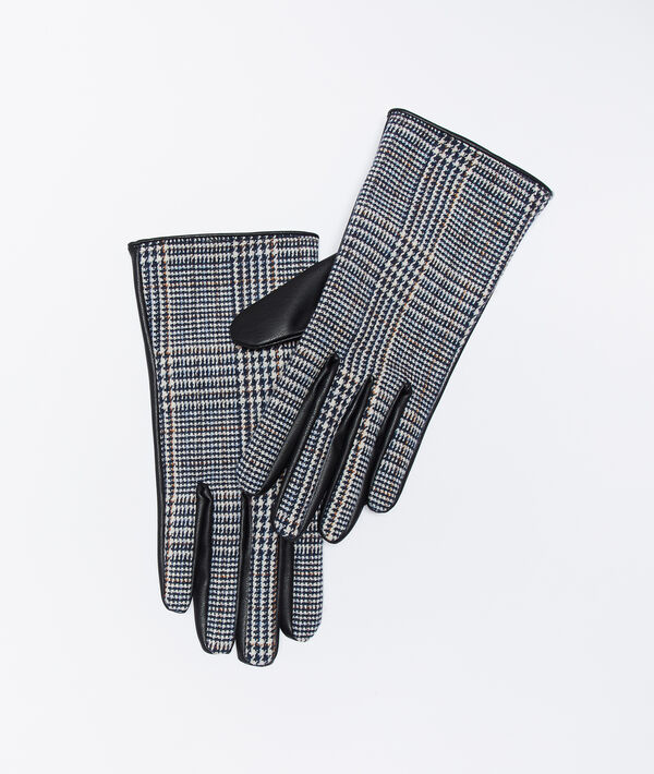 Gants à motifs pied de poule Gants à motifs pied de poule