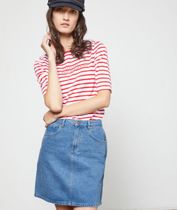 Jupe courte en jean Jupe courte en jean