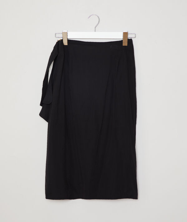 Jupe midi portefeuille Jupe midi portefeuille
