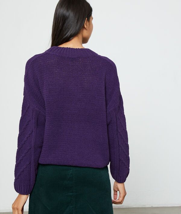 Pull torsadé en grosse maille Pull torsadé en grosse maille