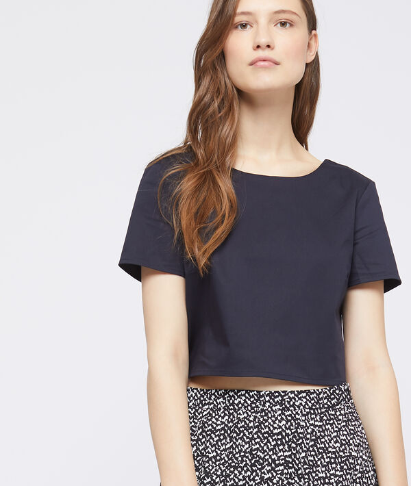 Crop top dos boutonné Crop top dos boutonné