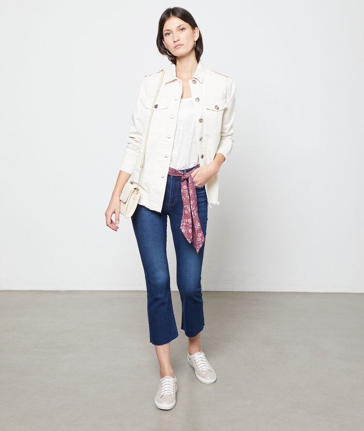 Veste surchemise white.