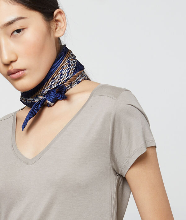 Foulard plissé imprimé Foulard plissé imprimé