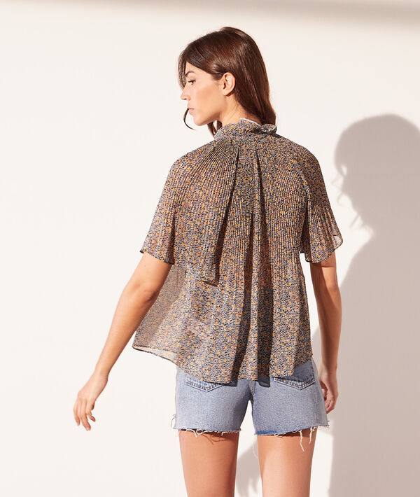 Blouse col lavallière imprimée Blouse col lavallière imprimée
