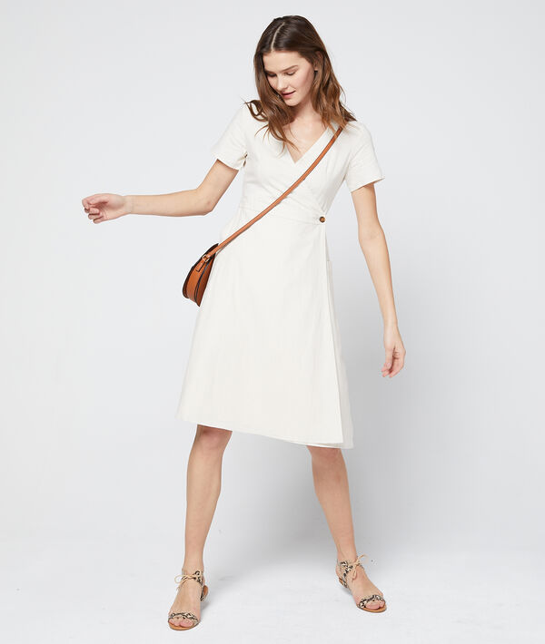 Robe cache cœur évasée Robe cache cœur évasée