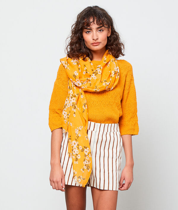 Foulard imprimé fleuri Foulard imprimé fleuri