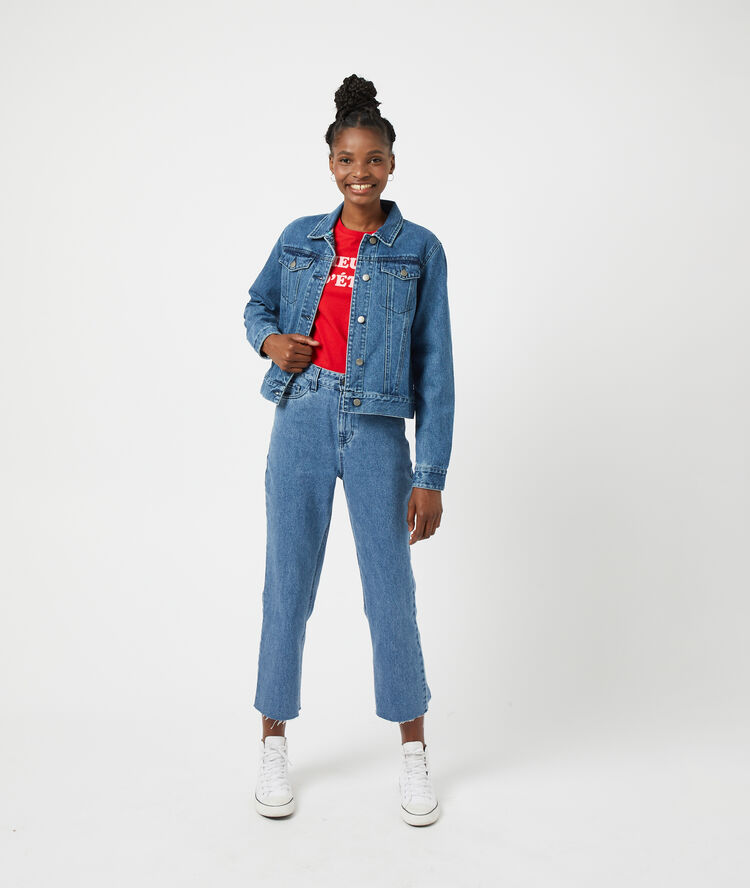 Veste en jean stone.