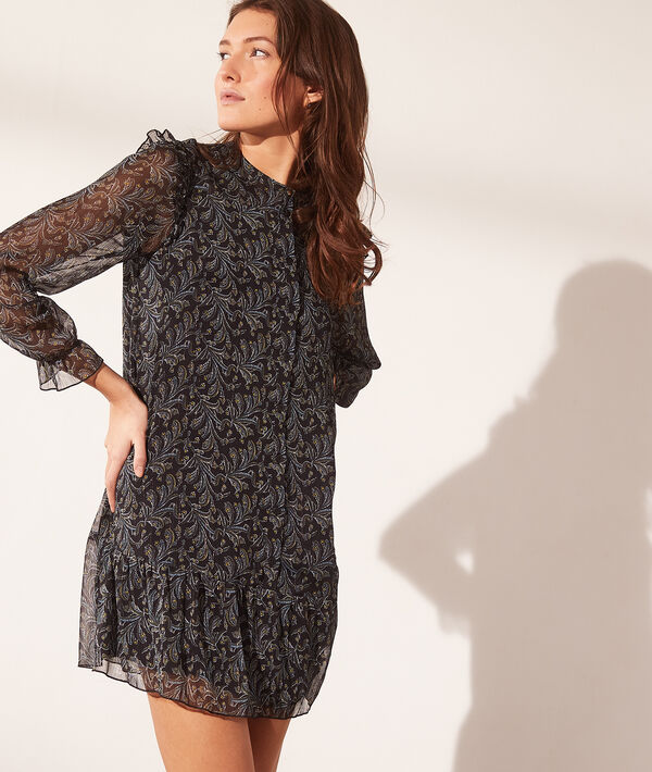 Robe fluide imprimé fleuri Robe fluide imprimé fleuri