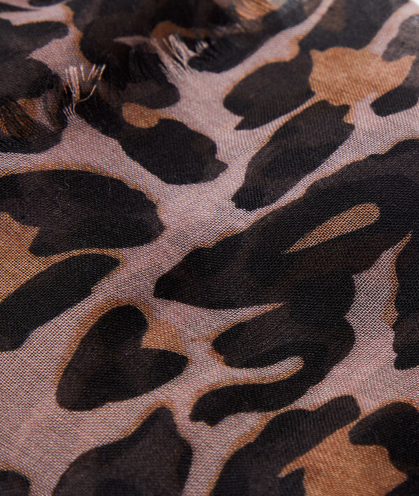 Foulard imprimé léopard Foulard imprimé léopard