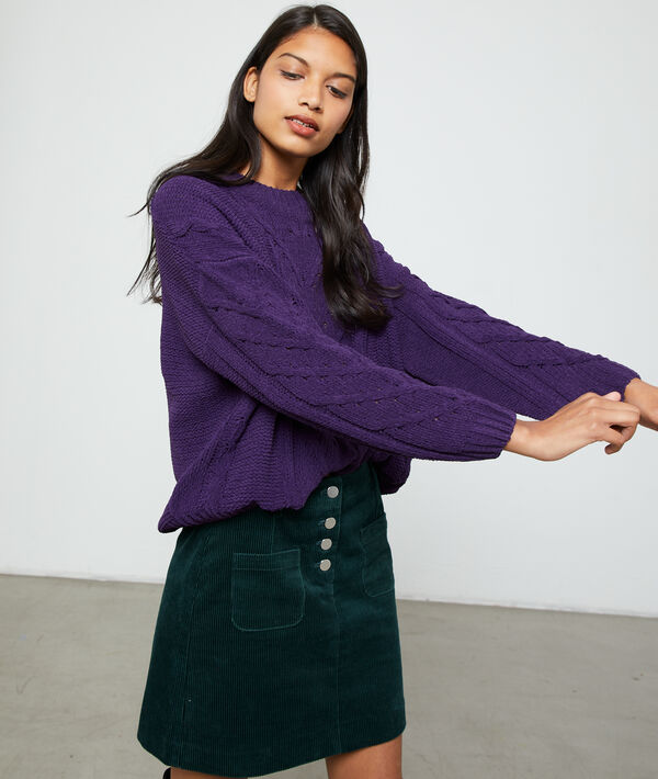 Pull torsadé en grosse maille Pull torsadé en grosse maille