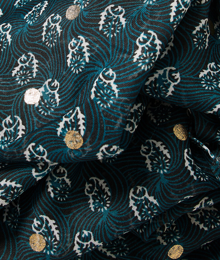 Foulard imprimé canard.