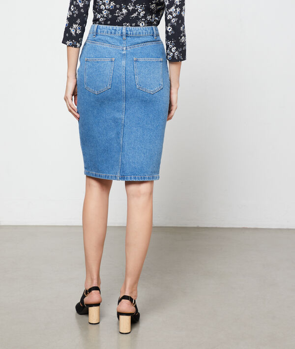 Jupe midi en jean Jupe midi en jean