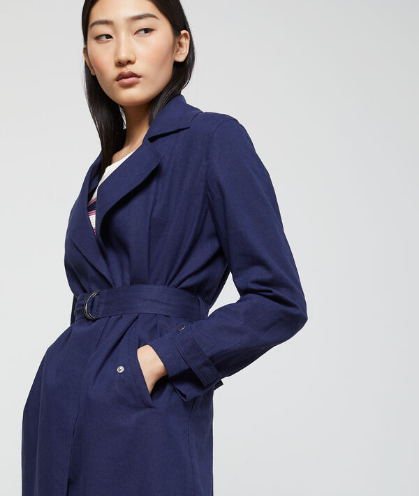 Trench long ceinturé Trench long ceinturé