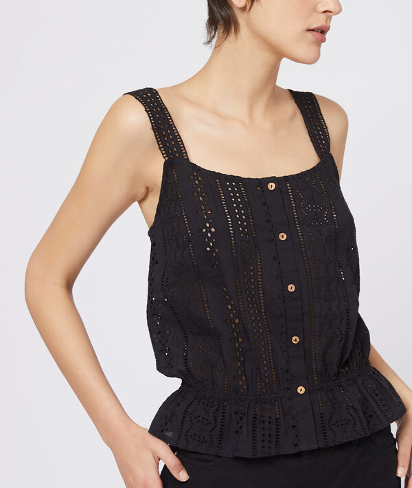 Top à broderie anglaise Top à broderie anglaise