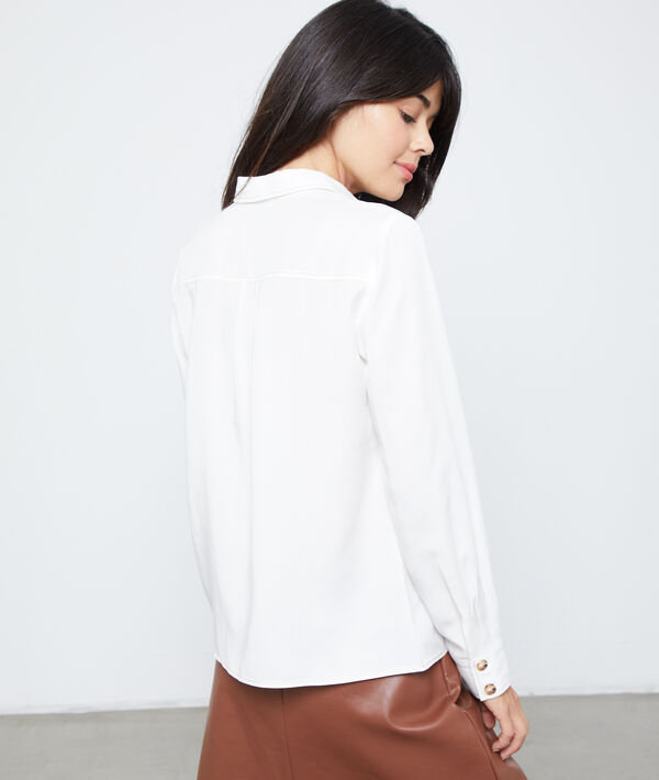 Chemise boutons ambrés en tencel® Chemise boutons ambrés en tencel®