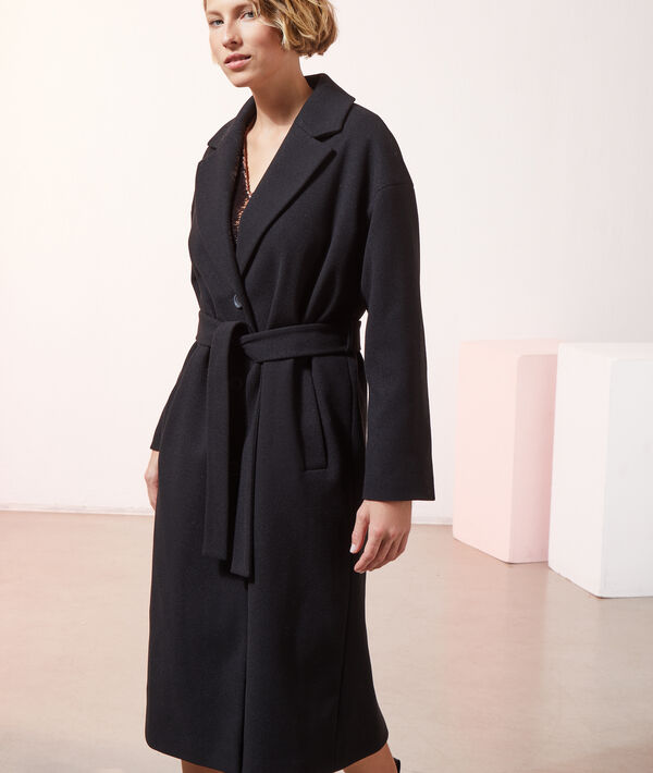 Manteau droit avec ceinture Manteau droit avec ceinture