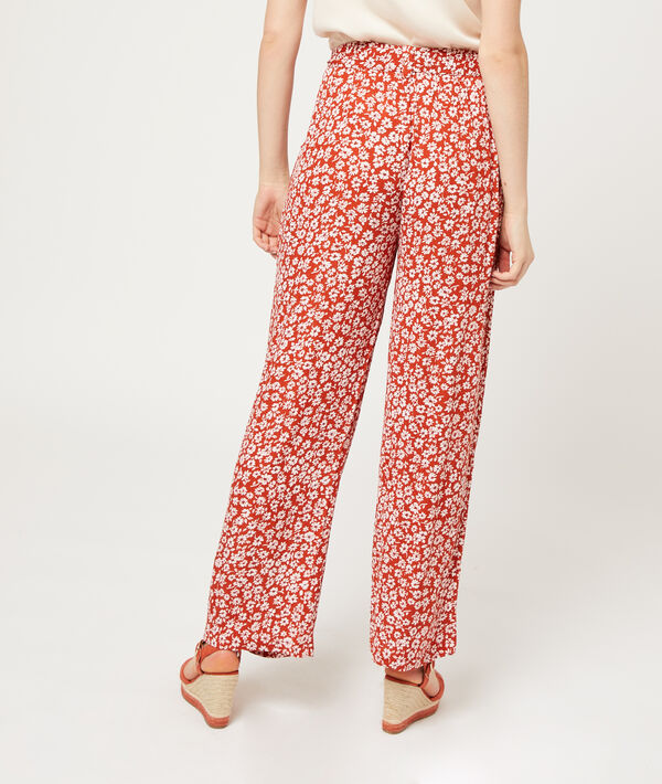 Pantalon large fleuri Pantalon large fleuri