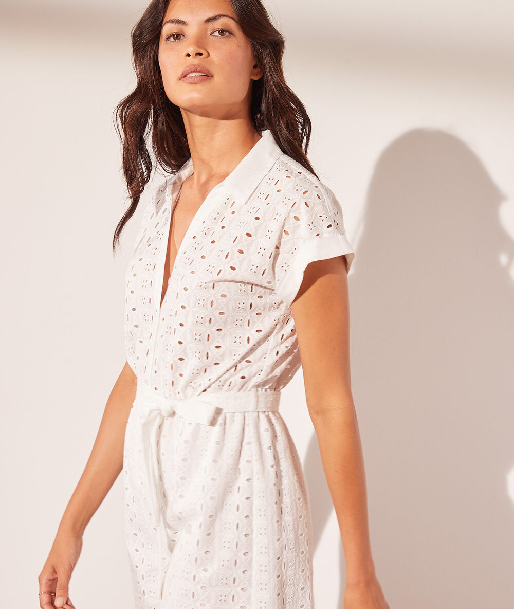 Combishort broderie anglaise ecru.