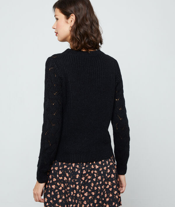 Pull italien en maille pointelle Pull italien en maille pointelle