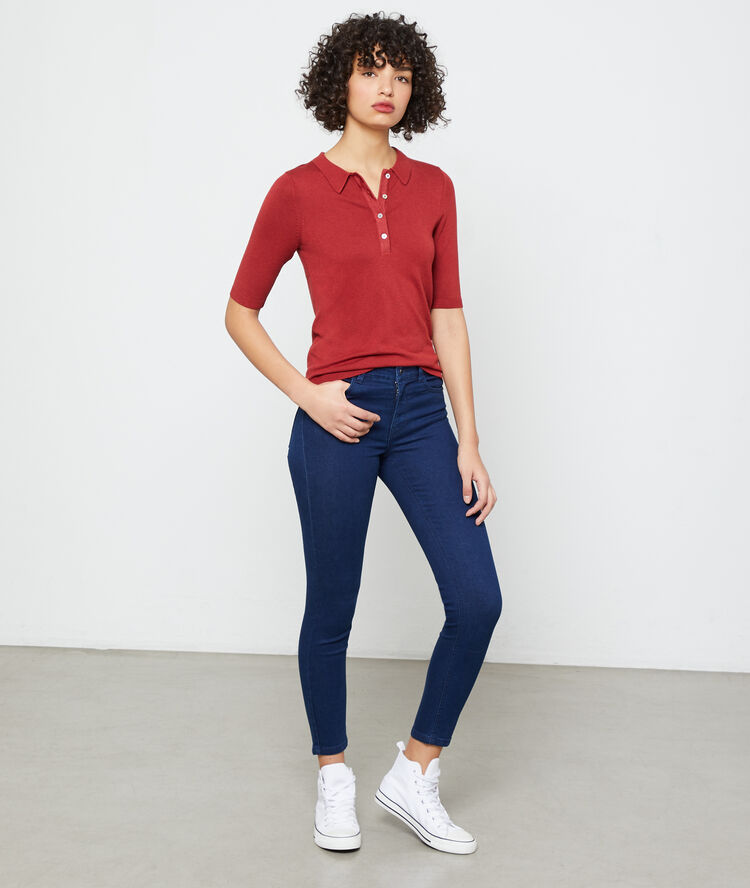 Jean skinny delave sombre.