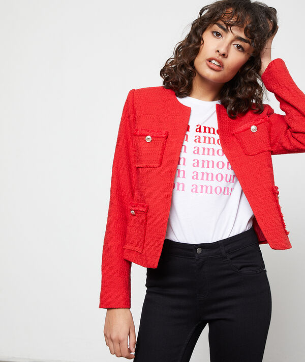 Veste de tailleur effet tweed Veste de tailleur effet tweed